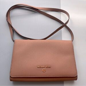 MICHAEL KORS Jet Set MK Convertible Cross-body Clutch Bag Wallet